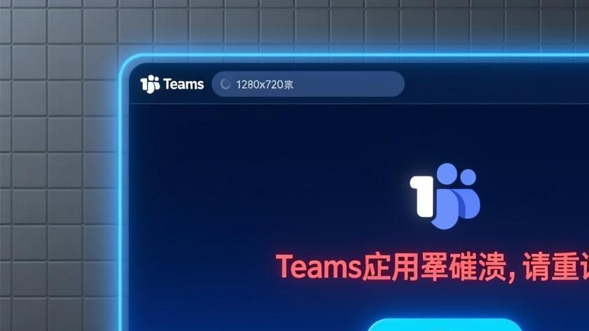 Teams频繁崩溃闪退?2026年8种修复方法实测有效